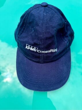 KPMG Consulting Navy Logo Baseball Cap